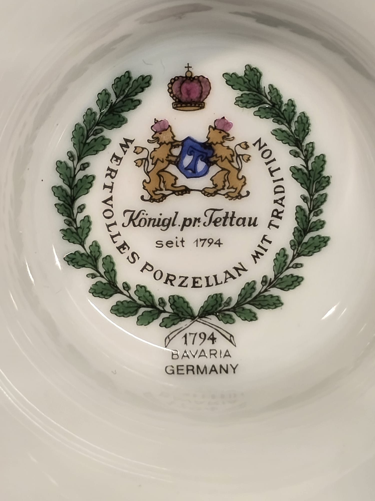 Tettau Atelier Bavaria – Konigliche Porzellan