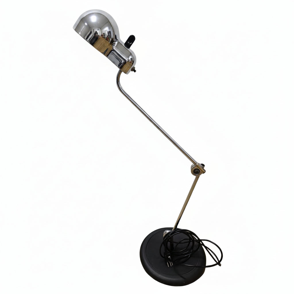 Stilnovo Vintage Tischleuchte – Chrom, Italien ٣. وصف