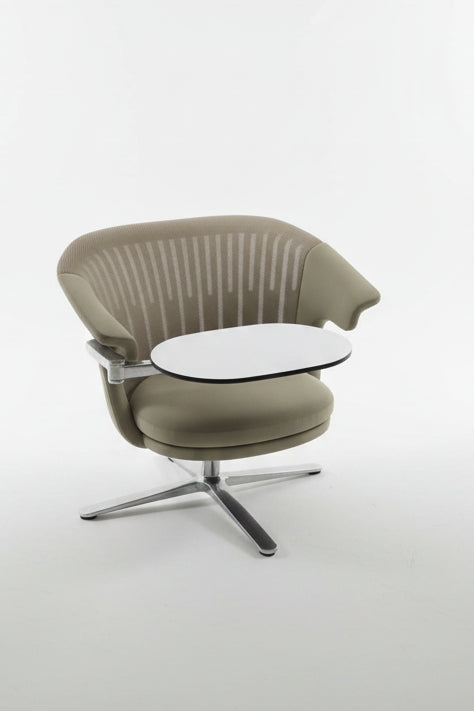 Steelcase Lounge Sessel „Planning" mit Beistelltisch
