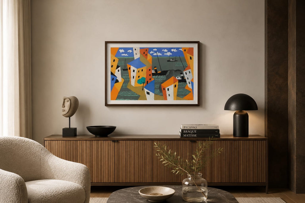 Gustave Buchet Maquette pour un paravent