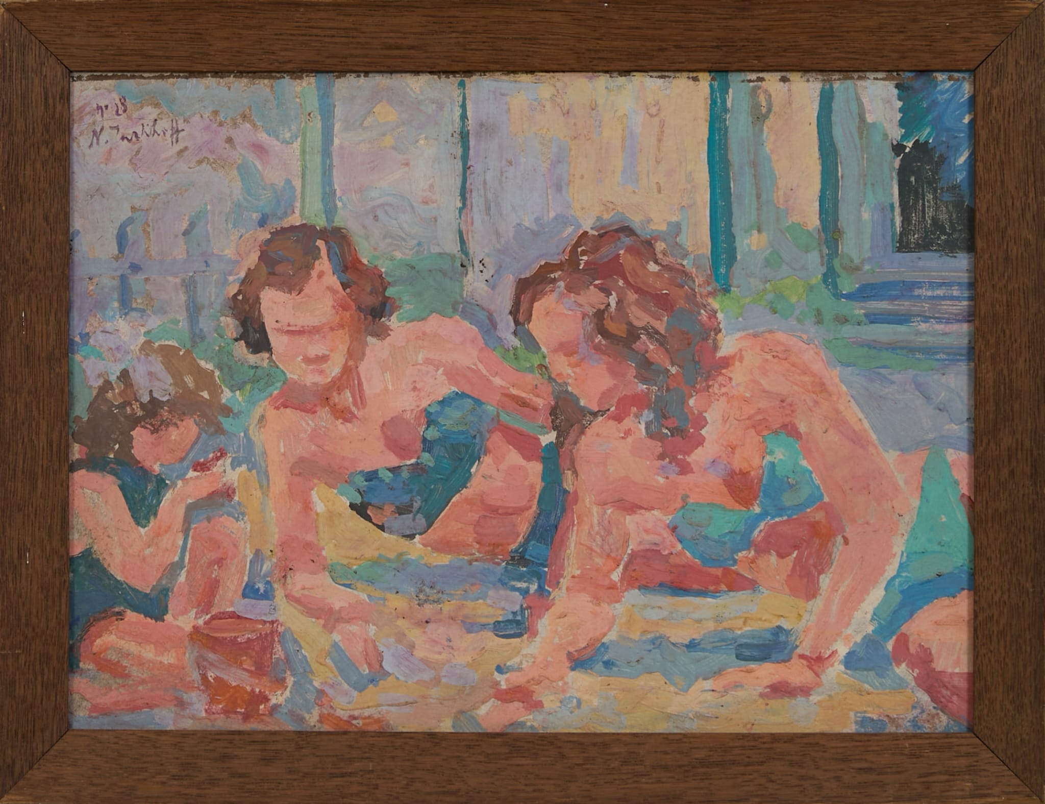 Nicolas Tarkhoff Bain de soleil au jardin