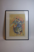 Fredy Sigg – Originale Farblithografie „Zirkusszene" | Nummeriert 200/191 | Handsigniert