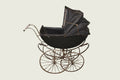 Antiker Kinderwagen Perambulator – Viktorianische Epoche – um 1880 bis 1920 – Sammlerstuck