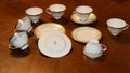 Royal Doulton – Belmont H4981 – English Fine Bone China – 6 Tassen mit Untertassen – Golddekor