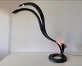 Lumina Italia Design-Schreibtischlampe Doppelarm Flexibel Made in Italy