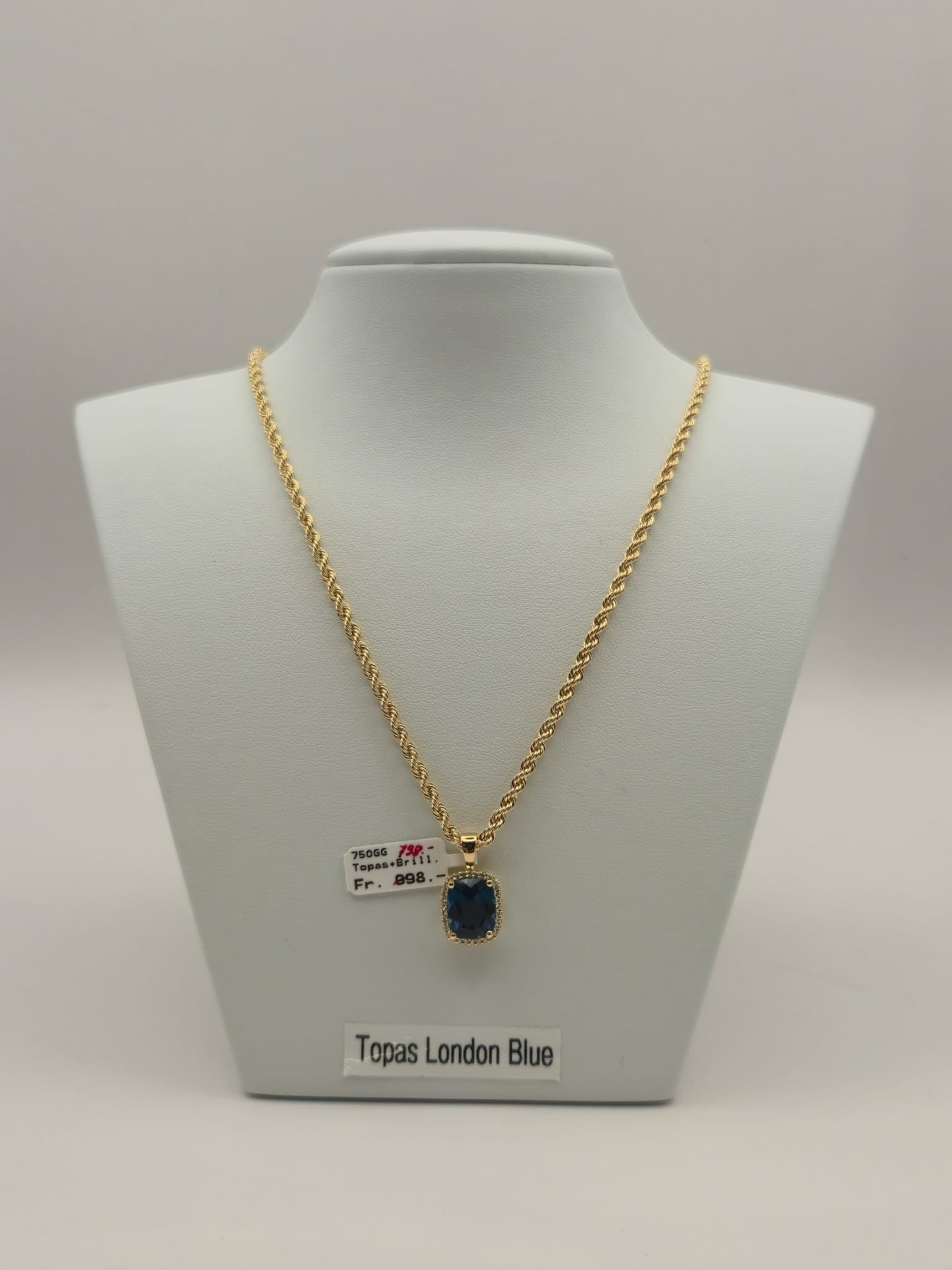 Goldkette Anker – 750 Gelbgold 60 cm