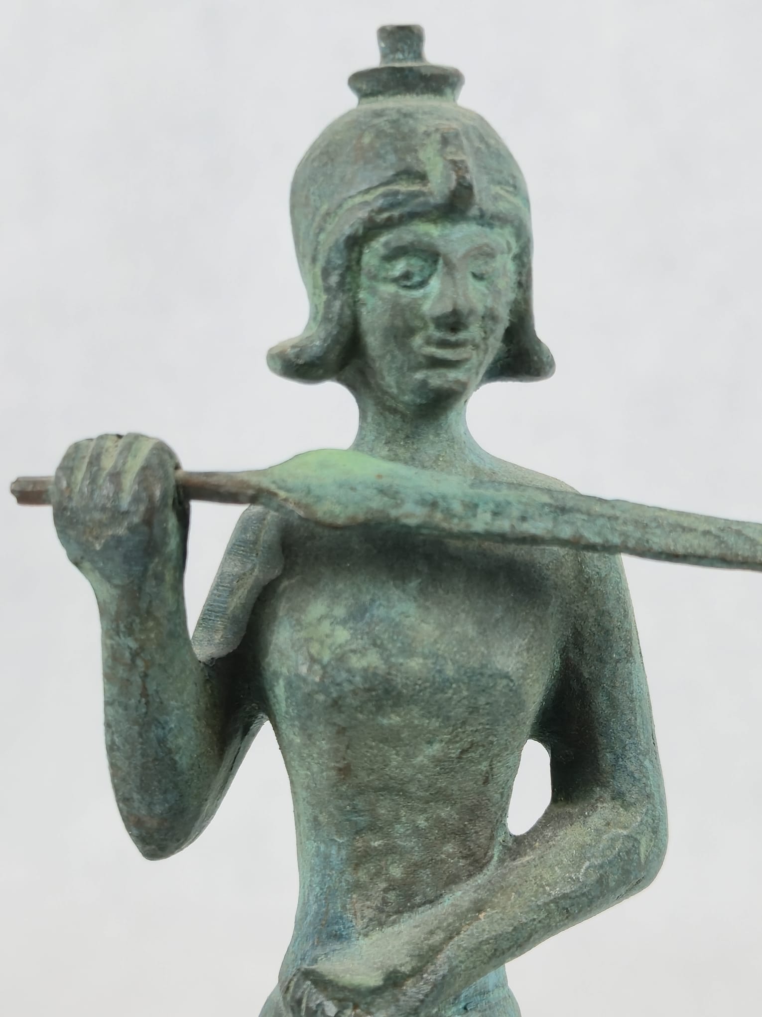 Etruscan Bronze Figure – Warrior with Spear – Museo Archeologico Firenze