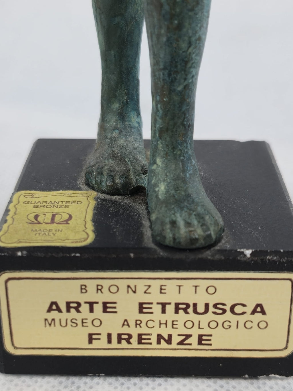 Etruscan Bronze Figure – Warrior with Spear – Museo Archeologico Firenze