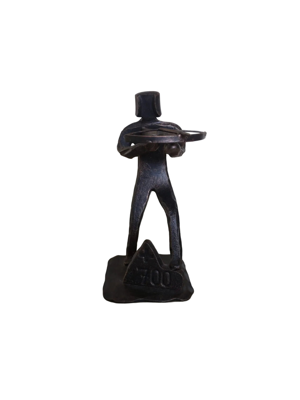 Wilhelm Tell Bronzefigur – 700 Jahre Schweiz – Jubiläumsskulptur 1991 – Modernistischer Stil