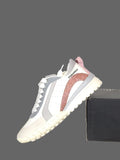 DSQUARED2 Sneaker Damen – Weiß/Rosa Glitter – Größe 39 – Mit Originalkarton